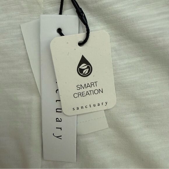 Sanctuary White Twisted Front Tank Top Size XXS New with Tags - Picture 7 of 10